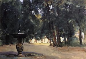 Villa Torlonia Fountain II -  John Singer Sargent Oil Painting