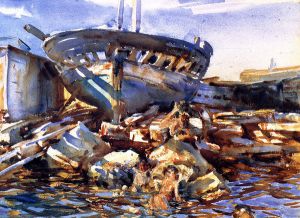 Flotsam and Jetsam -  John Singer Sargent Oil Painting