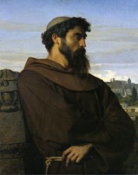 The Roman Monk - On Canvas Alexandre Cabanel Oil Painting