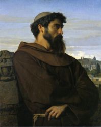 The Roman Monk -   On Canvas Alexandre Cabanel Oil Painting