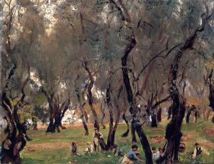 The Olive Grove - John Singer Sargent Oil Painting