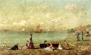 Shoreham de Brighton - Conrad Wise Chapman Oil Painting