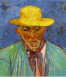 Portrait of Patience Escalier, Shepherd in Provence - Vincent Van Gogh Oil Painting
