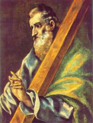 Apostle St Andrew II -El Greco Oil Painting