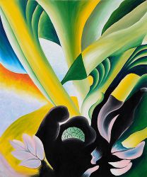 Skunk Cabbage -   Georgia O\'Keeffe Oil Painting