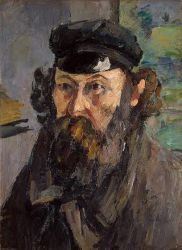 Self Portrait in a Casquette -   Paul Cezanne Oil Painting