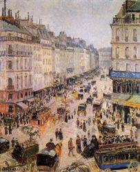 Rue Saint-Lazare II -  Camille Pissarro Oil painting