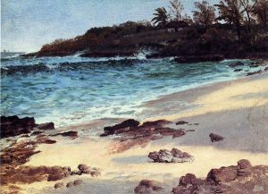 Bahama Cove - Albert Bierstadt Oil Painting