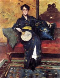 The Blue Kimono - Oil Painting Reproduction On Canvas