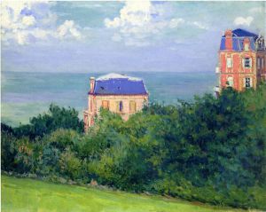 Villas at Villers-sur-Mer -  Gustave Caillebotte Oil Painting