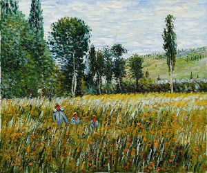 A Meadow, 1879 -   Claude Monet Oil Painting