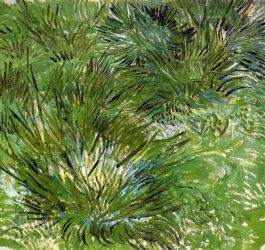 Clumps of Grass - Vincent Van Gogh Oil Painting