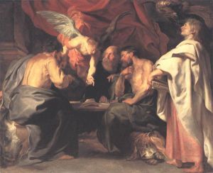 The Four Evangelists II -   Peter Paul Rubens Oil Painting