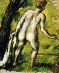 Bather from the Back -  Paul Cezanne oil painting