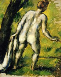 Bather from the Back - Paul Cezanne oil painting