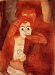 Mother and Child -   Egon Schiele Oil Painting