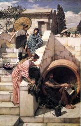 Diogenes - Oil Painting Reproduction On Canvas
