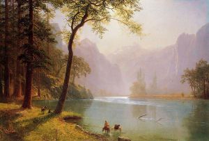 Kern River Valley, California -   Albert Bierstadt Oil Painting