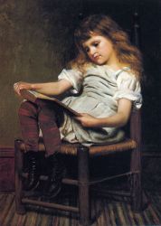 A Leisure Hour - John George Brown Oil Painting