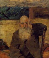 Old Man at Celeyran -  Henri De Toulouse-Lautrec Oil Painting