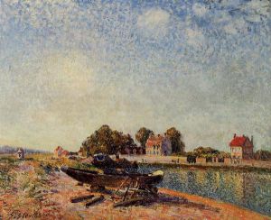 The Loing at Saint-Mammes V - Oil Painting Reproduction On Canvas