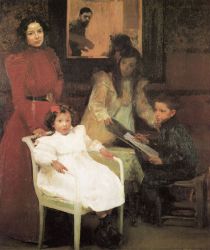 My Family - Oil Painting Reproduction On Canvas