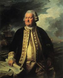 Clark Gayton, Admiral of the White -   John Singleton Copley Oil Painting