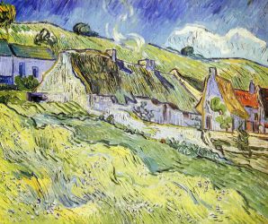 A Group of Cottages - Vincent Van Gogh Oil Painting