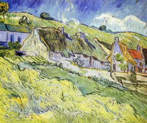 A Group of Cottages -  Vincent Van Gogh Oil Painting