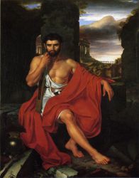 Caius Marius amid the Ruins of Carthage -John Vanderlyn Oil Painting
