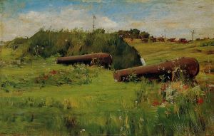 Peace, Fort Hamilton -  William Merritt Chase Oil Painting