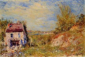Abandoned House II - Alfred Sisley Oil Painting