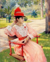 Afternoon in the Park - Oil Painting Reproduction On Canvas