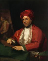 William Woollett - Gilbert Stuart Oil Painting