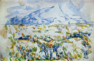 Mont Sainte-Victoire X -   Paul Cezanne Oil Painting