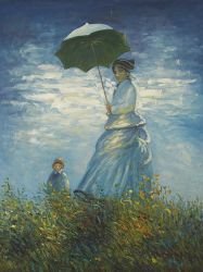 Madame Monet and her Son II - Oil Painting Reproduction On Canvas
