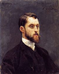 Self Portrait - Julius LeBlanc Stewart Oil Painting