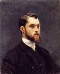 Self Portrait -   Julius LeBlanc Stewart Oil Painting