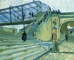 The Trinquetaille Bridge - Vincent Van Gogh oil painting