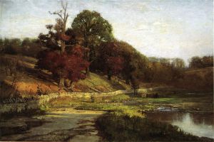The Oaks of Vernon - Theodore Clement Steele Oil Painting