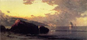 Sunset, Bailey Island -  Alfred Thompson Bricher Oil Painting