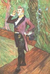 Portrait of M. Samary -  Henri De Toulouse-Lautrec Oil Painting