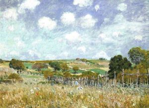 Meadow - Alfred Sisley Oil Painting