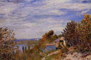 Footpath in the Gardens at By - Alfred Sisley Oil Painting