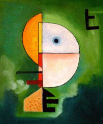 Upwards -  Wassily Kandinsky Oil Painting