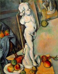 Still Life with Plaster Cupid - Paul Cezanne Oil Painting