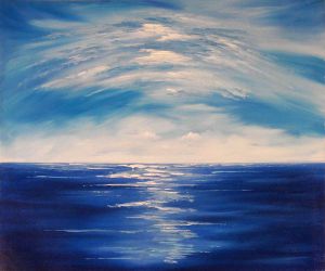 Tranquil Horizon - Oil Painting Reproduction On Canvas