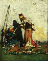 Two Arabs -   William Merritt Chase Oil Painting