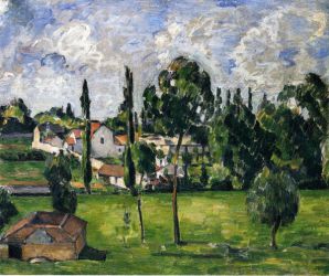 Landscape with a Canal -   Paul Cezanne Oil Painting