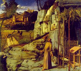 St. Francis in Ecstasy - Giovanni Bellini Oil Painting